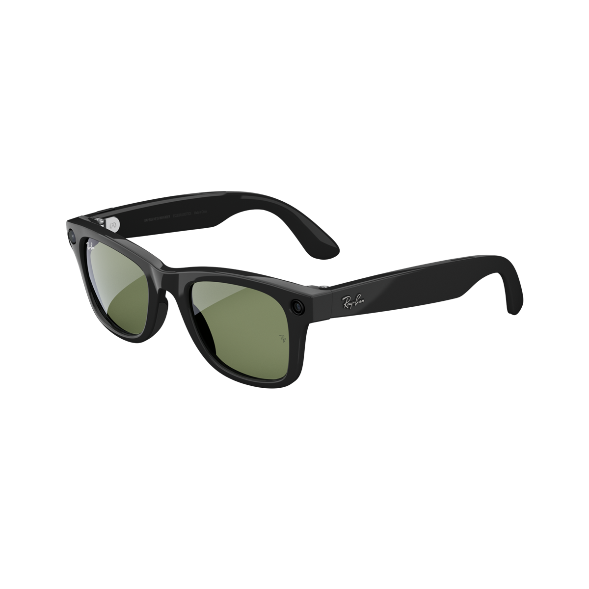 Meta Ray-Ban Meta Wayfarer (Gen 1) with Meta AI - Shiny Black