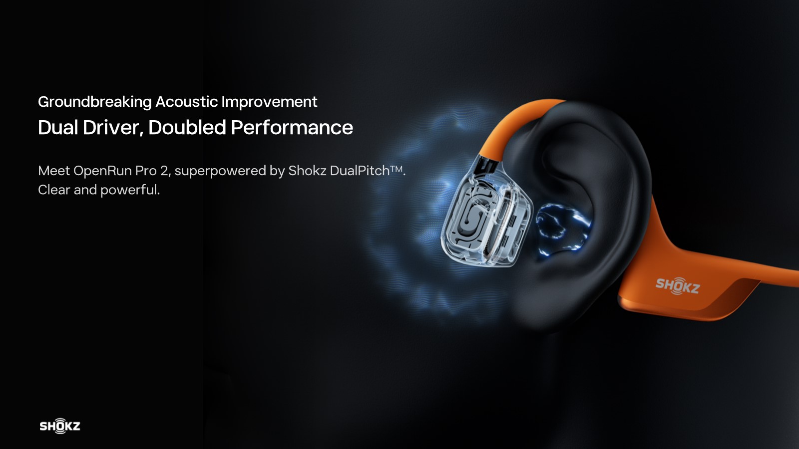Buy Shokz OpenRun Pro 2 Wireless Bluetooth Headphones - Black