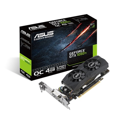 ASUS GeForce GTX 1050 Ti Graphics Card GTX1050TI-O4G-LP-BRK