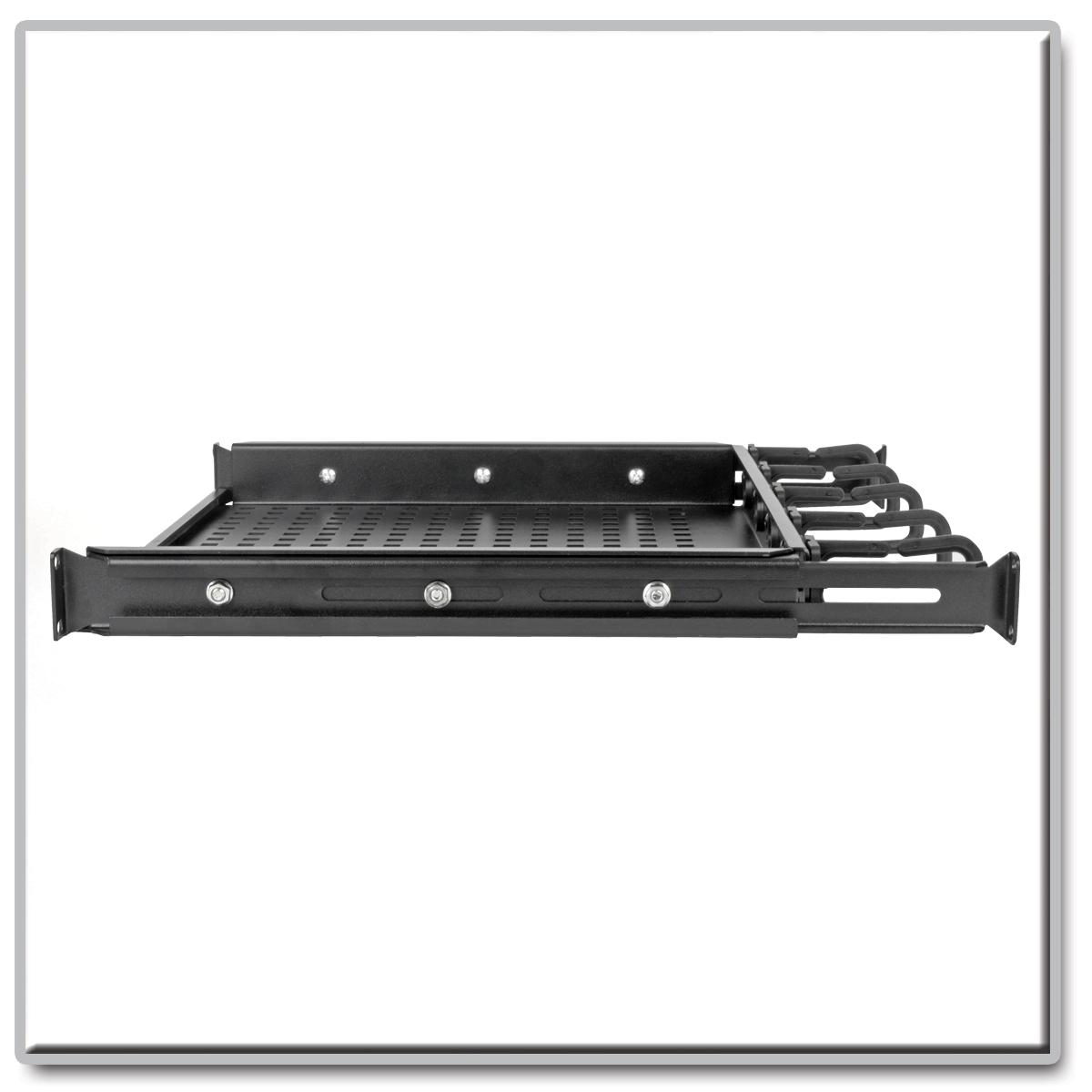 Tripp Lite Cantilevered Steel Rack Shelf - 1U, Vented, Integrated Cable ...