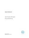 Dell Display Manager Brugsvejledning
