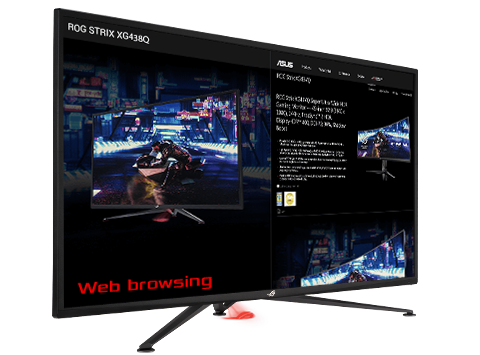 ASUS ROG Swift - Monitor para juegos 4K HDMI 2.1 HDR DSC de 38 pulgadas  (PG38UQ) - UHD (3840 x 2160), 144Hz, 1ms, IPS rápido, compatible con  G-SYNC