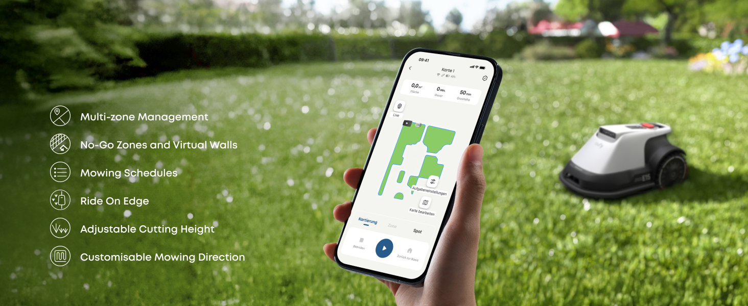 Robot lawnmower maintenance and blade replacement
