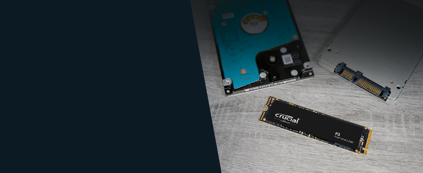 CRUCIAL P3 CT2000P3SSD8 SSD NVME M.2 NAND 3D 4To - Audiophonics