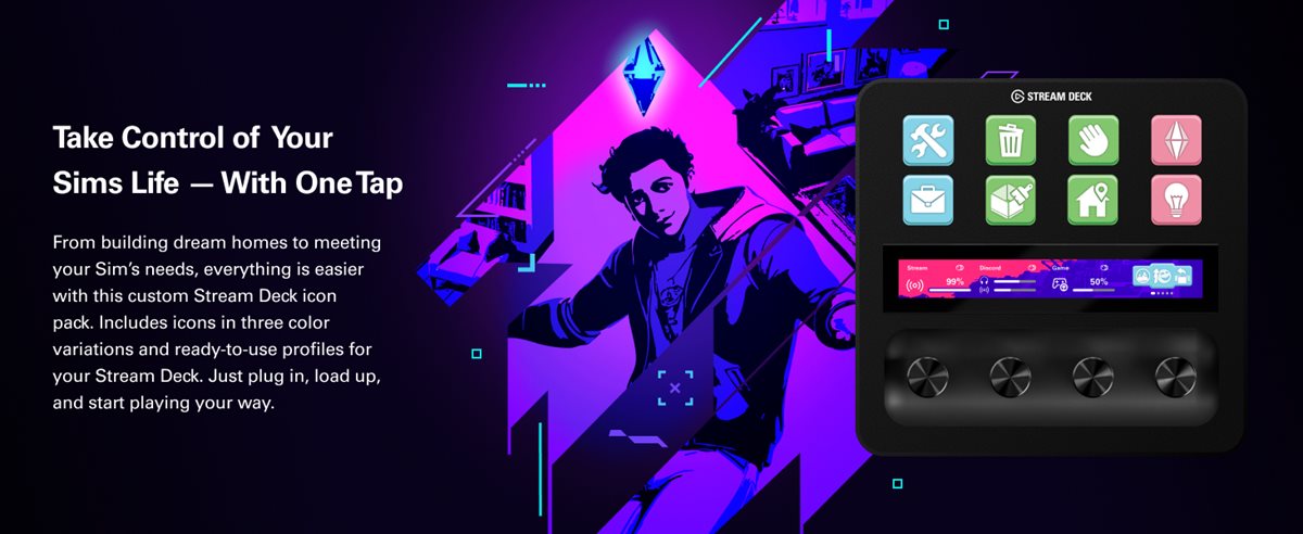 Take control of you Sims life with one tap