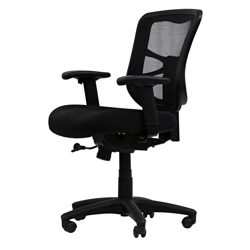 Alera®Alera Kesson Series Mid-Back Office Chair, Supports Up to 300 lb,  18.03″ to 21.77″ Seat Height, Black – Alera Details