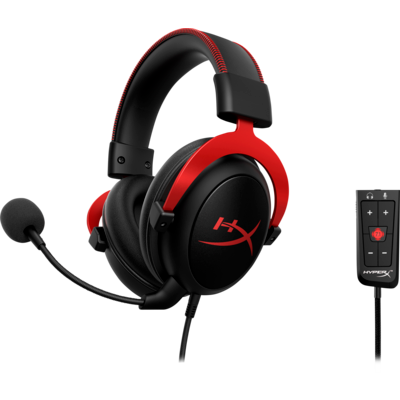 HyperX Cloud II - Gaming Headset, 7.1 Surround Sound, Memory Foam