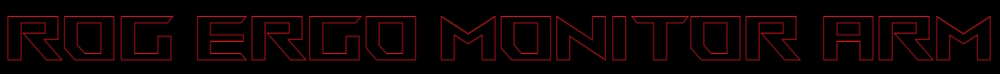 ROG Ergo Monitor Arm
