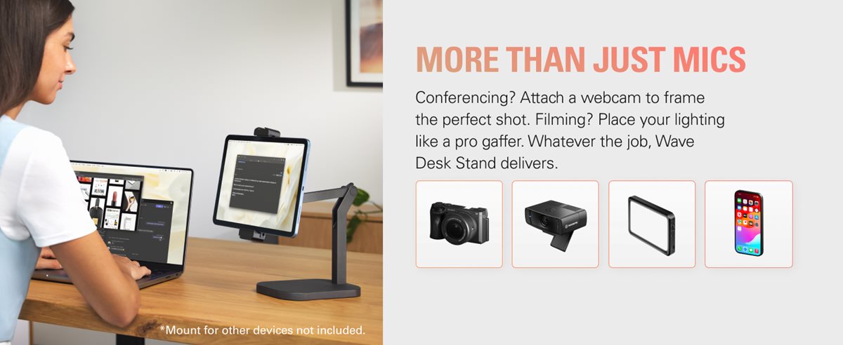 ELGATO WAVE DESK STAND - Black