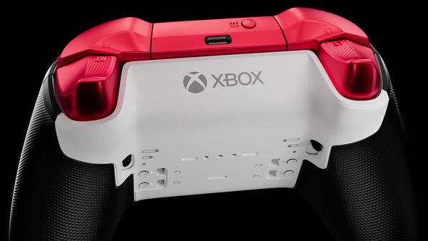 thumbnail video image 2 of Xbox Wireless Controller for Xbox Series, Core Red & Black, 2 of 2
