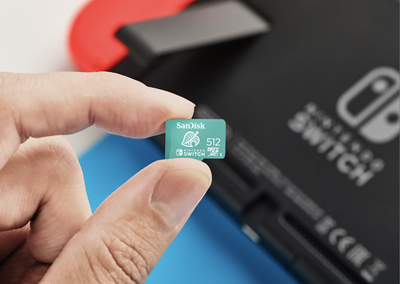 SANDISK 512GB microSDXC UHS 1 Memory Card Licensed for Nintendo
