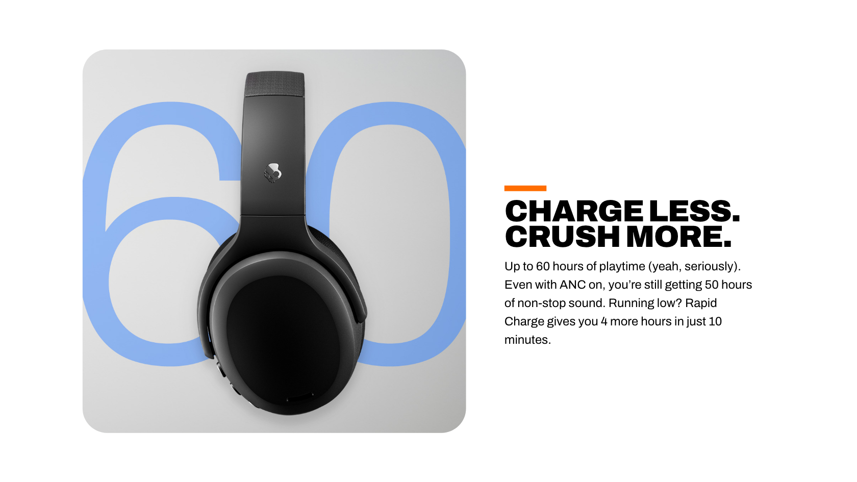 Buy Skullcandy Crusher ANC 2 Sensory Bass Headphones - Black