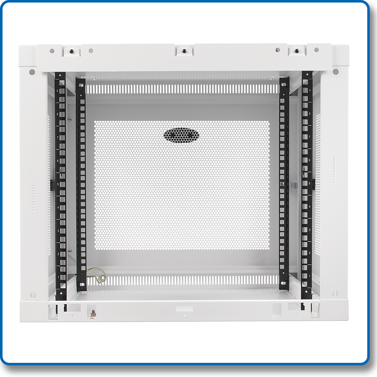 Tripp Lite Wallmount Rack Enclosure Cabinet 9U Switch Depth Deep White ...
