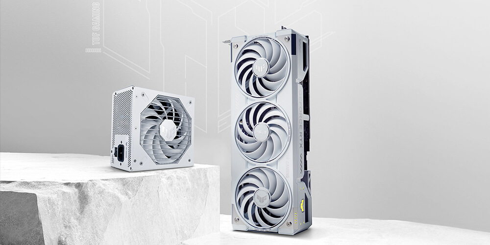 ASUS TUF Gaming GeForce RTX 5070 Ti 16GB GDDR7 BTF White OC