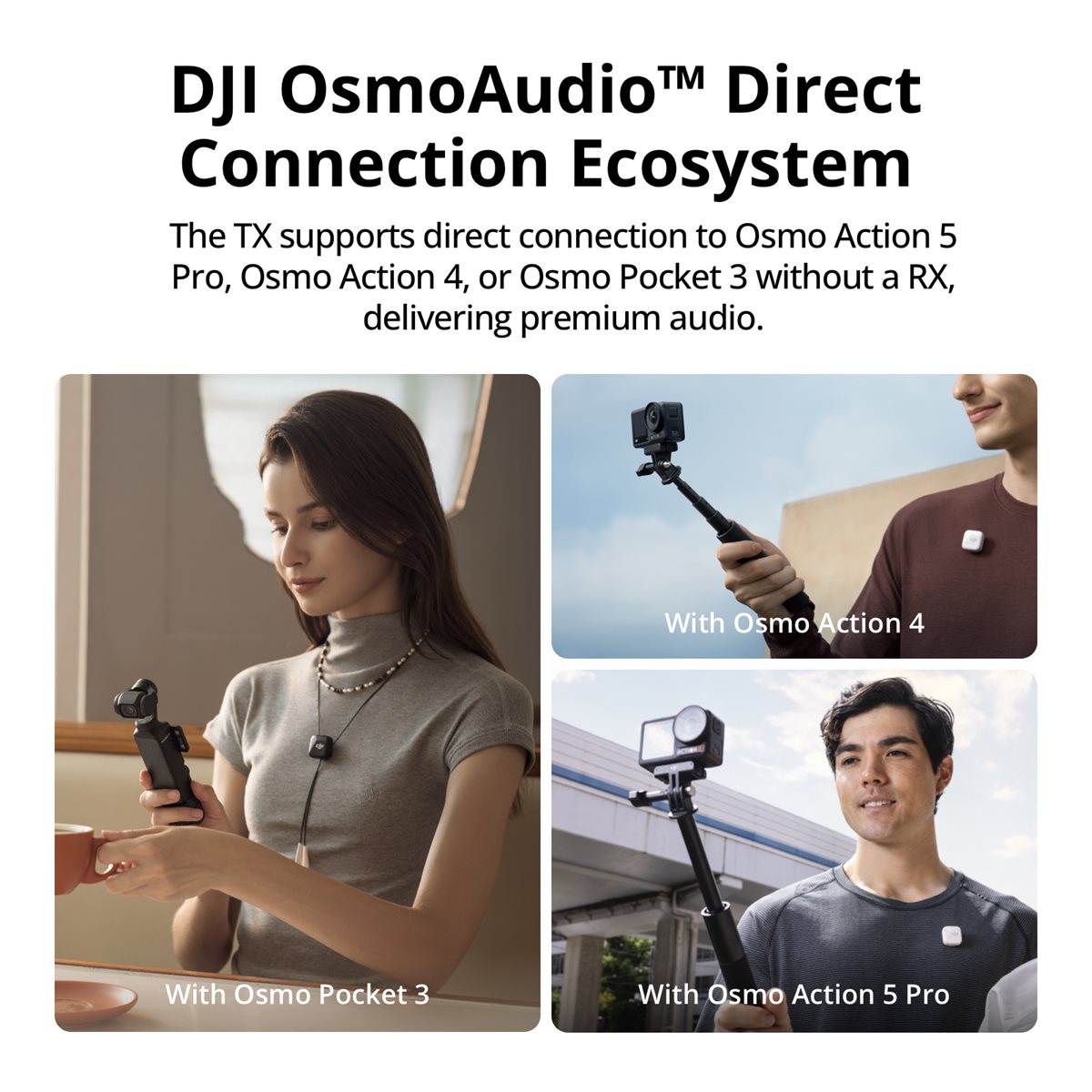 DJI Mic Mini Wireless Omnidirectional Microphone System Black CP