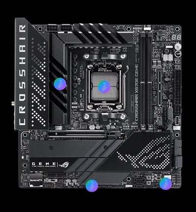 Open Box: ASUS ROG CROSSHAIR X670E GENE WIFI 6E Socket AM5 (LGA