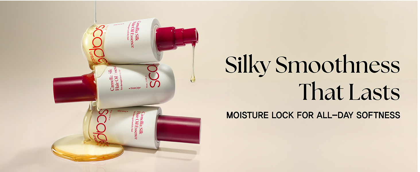 Scapes Camellia Silk Hair Oil Essence 2.37 fl oz, 2-pack | Costco