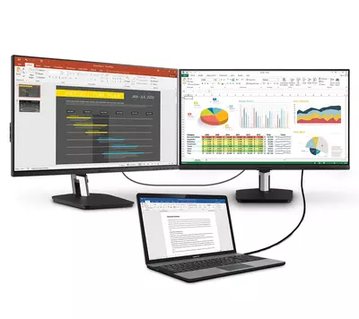 Ideal For Dual Monitor Setups