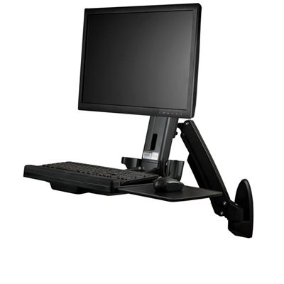 Easily convert your workstation into a standing desk for greater comfort and productivity