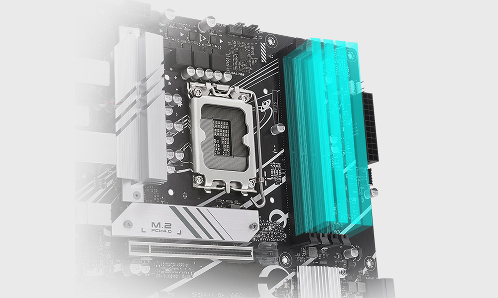 ASUS PRIME B760M-A WIFI D4 - Moderkort - Webhallen.com
