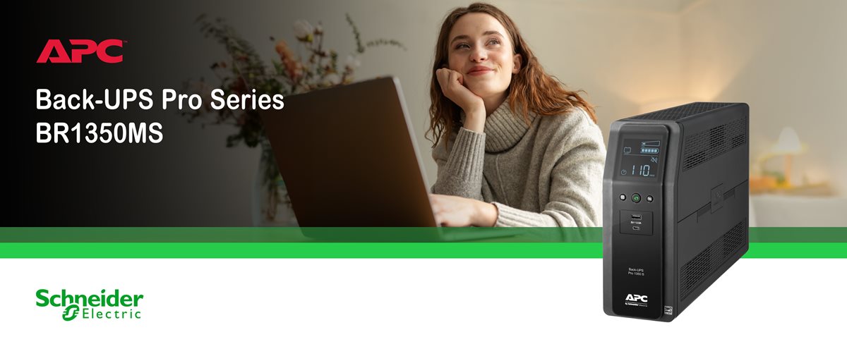 Reliable battery backup with APC Back-UPS Pro BR Series