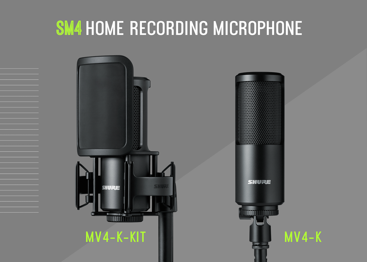 Shure | SM4-K - SM4 Dual Diaphragm Condenser Microphone