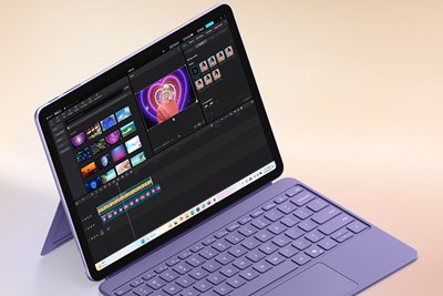 A traditional laptop