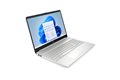 slide 3 of 8, zoom in, silver hp 15 laptop
