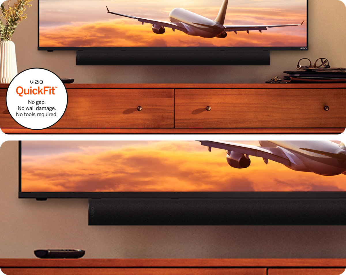 QuickFit T Vs and Soundbars