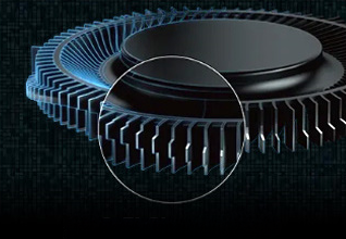 ARC FLOW FANS™ WITH 0 dB TECH