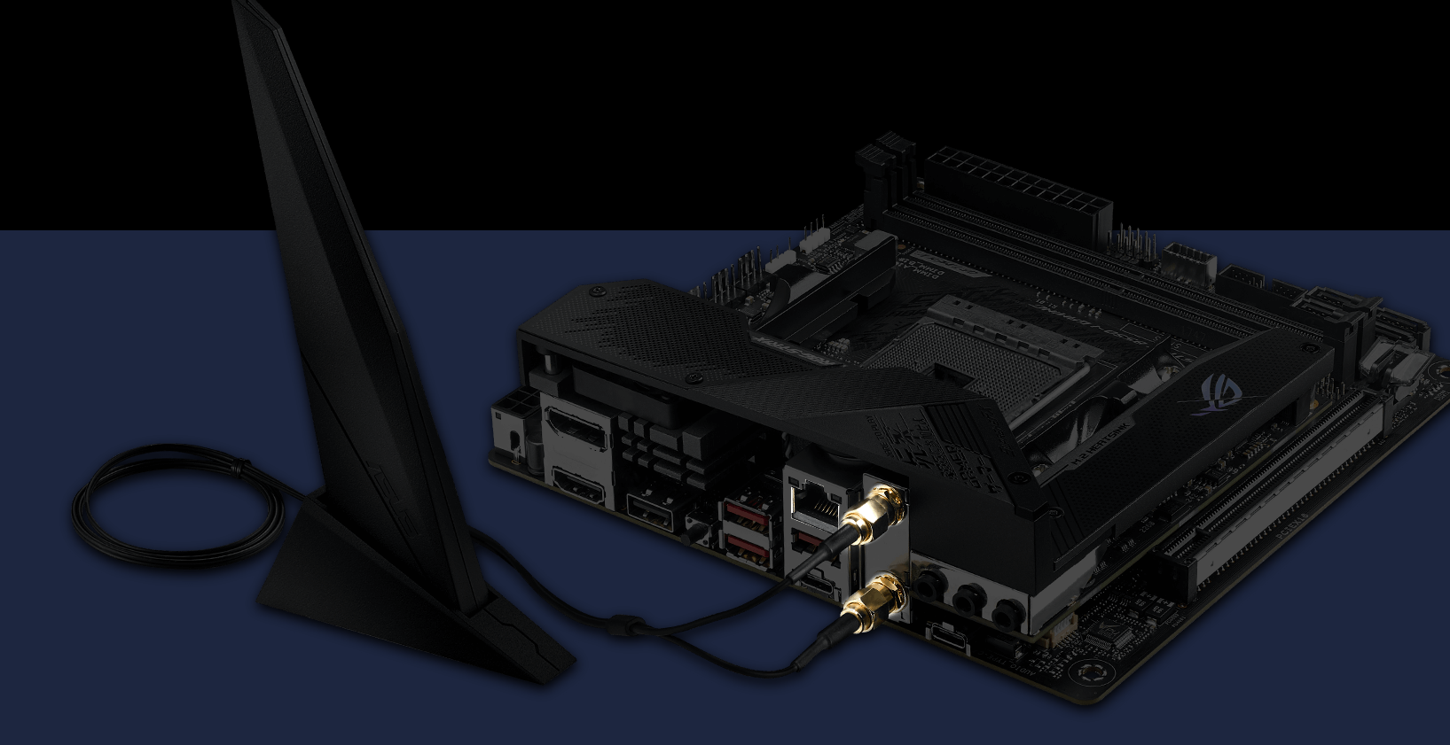 Asus ROG Strix B550-I GAMING Desktop Motherboard, AMD