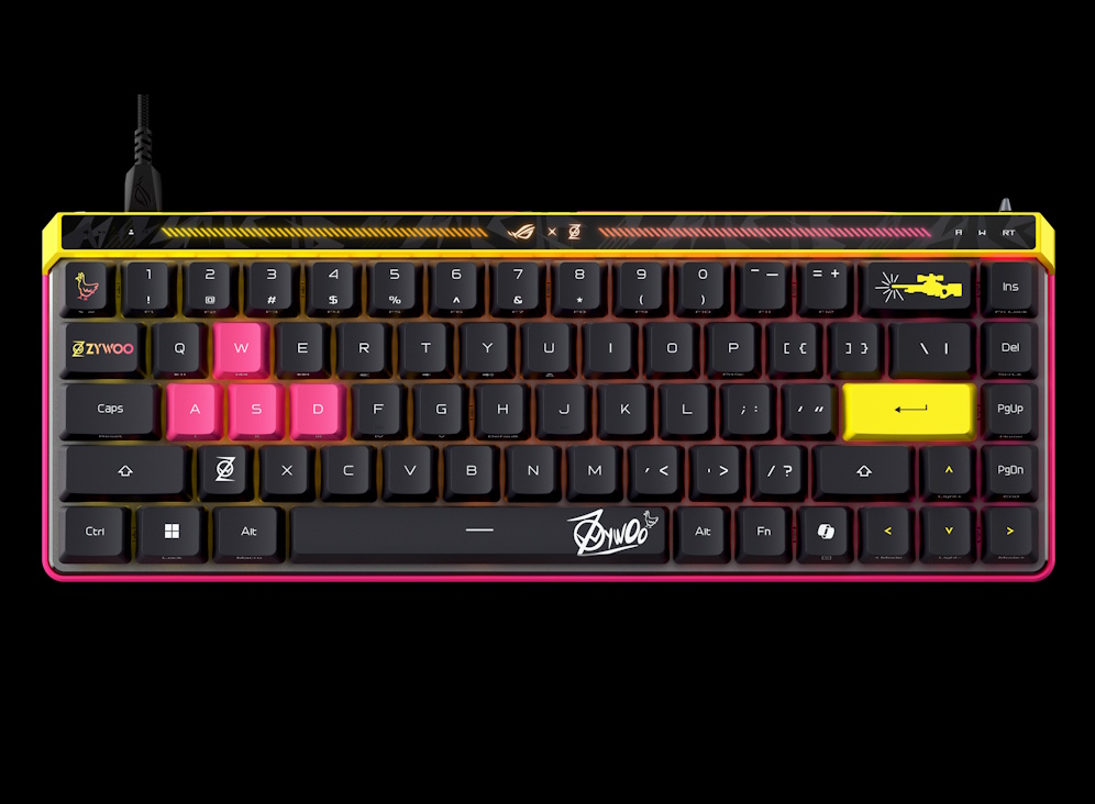 ASUS ROG Falchion Ace 65% Wired Gaming Keyboard with ROG HFX