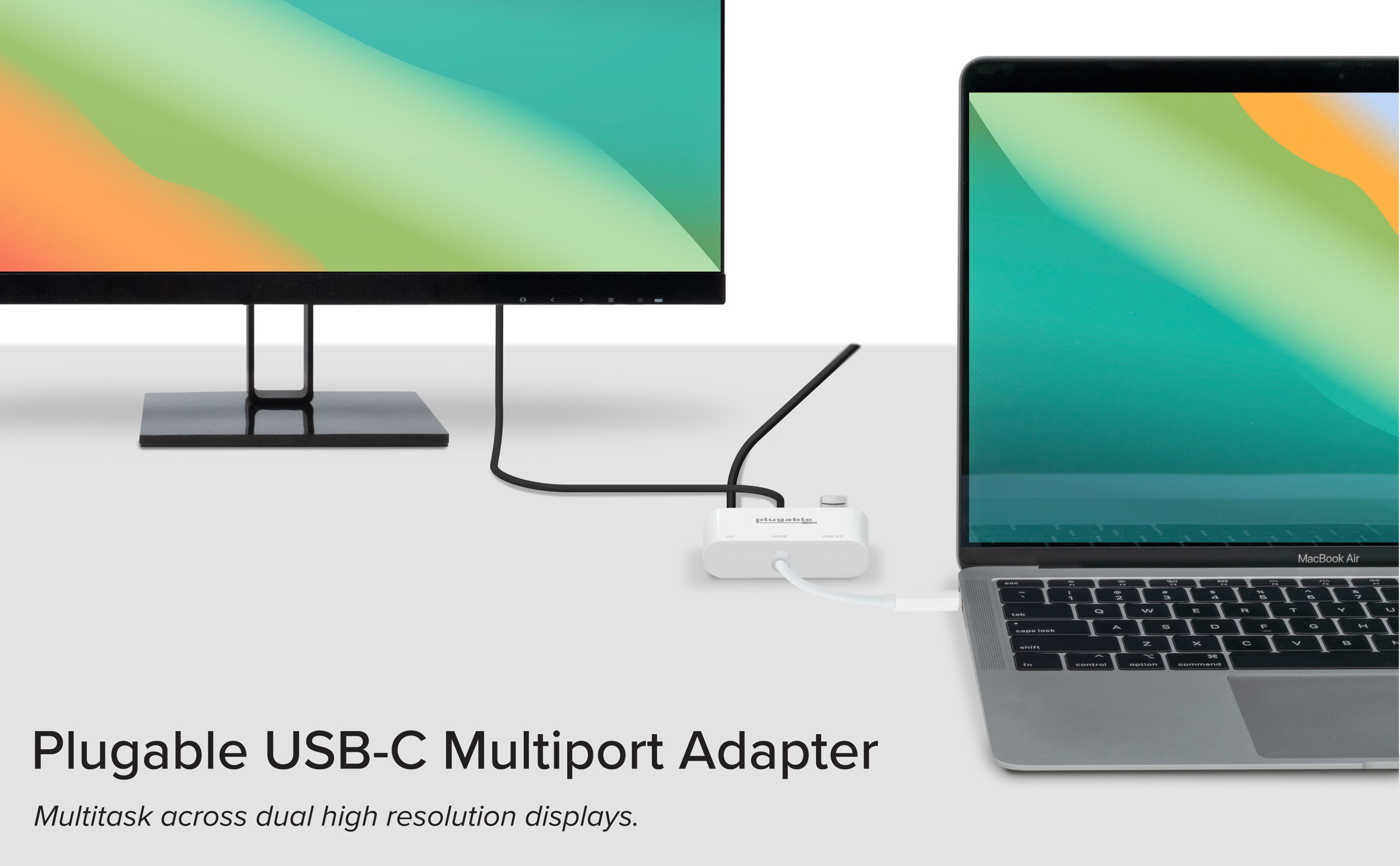 USB-C Hybrid Multiport Adapter
