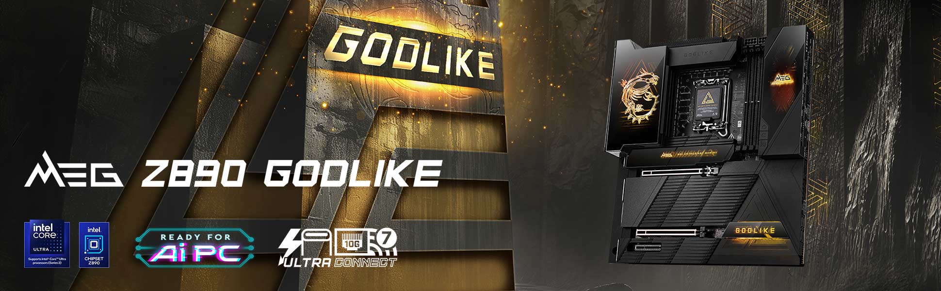 MSI MEG Z890 GODLIKE Gaming Desktop Z890GODLIKE | PC-Canada