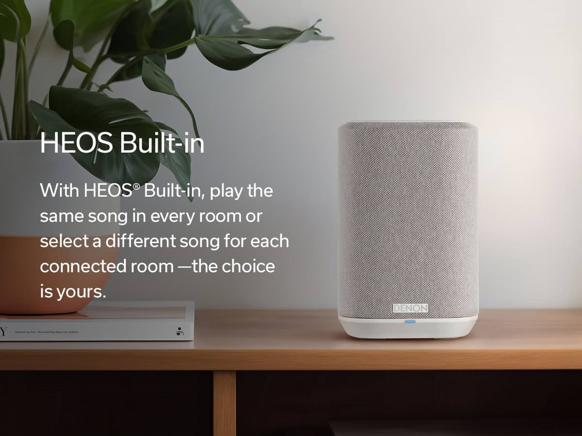 Denon Home 150 Wireless Speaker with HEOS Built in AirPlay 2 and