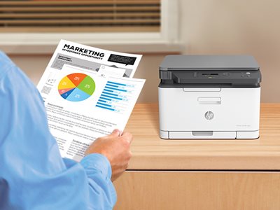 HP Color Laser MFP 178nw Multifunction Printer, For Home at best