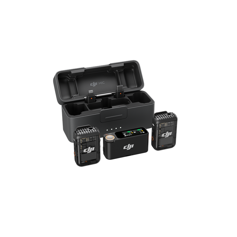 DJI Mic 2 Wireless Omnidirectional Microphone System Black CP.RN