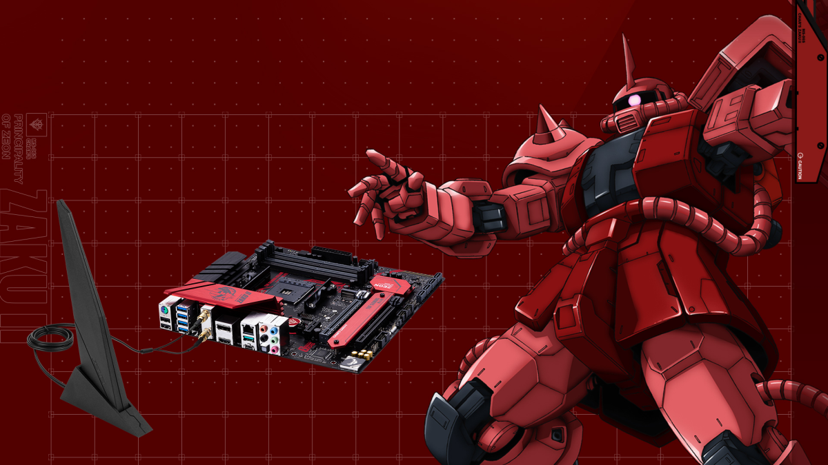 TUF GAMING B550M (WI-FI) ZAKU II EDITION Gaming Desktop