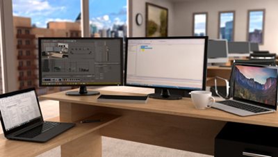 Accueil partagé avec contrôle KVM