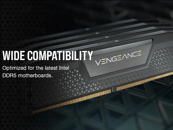 CORSAIR VENGEANCE 32GB (2x16GB) DDR5 5600MHz C40 UDIMM Desktop