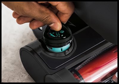 Anti-Odour Technology protects against bad odours inside the vacuum