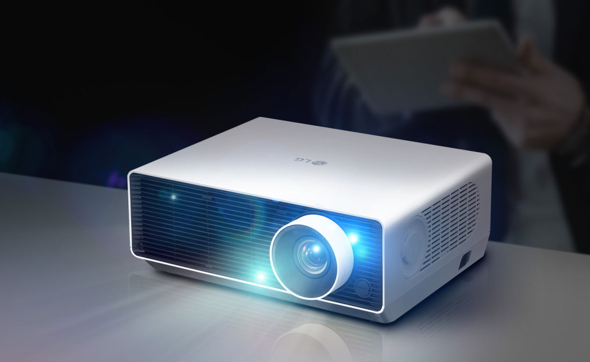 ProBeam 4K (3,840x2,160) Laser Projector with 5,000 ANSI Lumens Brightness,  20,000 hrs. life, 12 Point Warping, & Wireless Connection