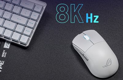 Op til en ægte 8K trådløs polling-hastighed