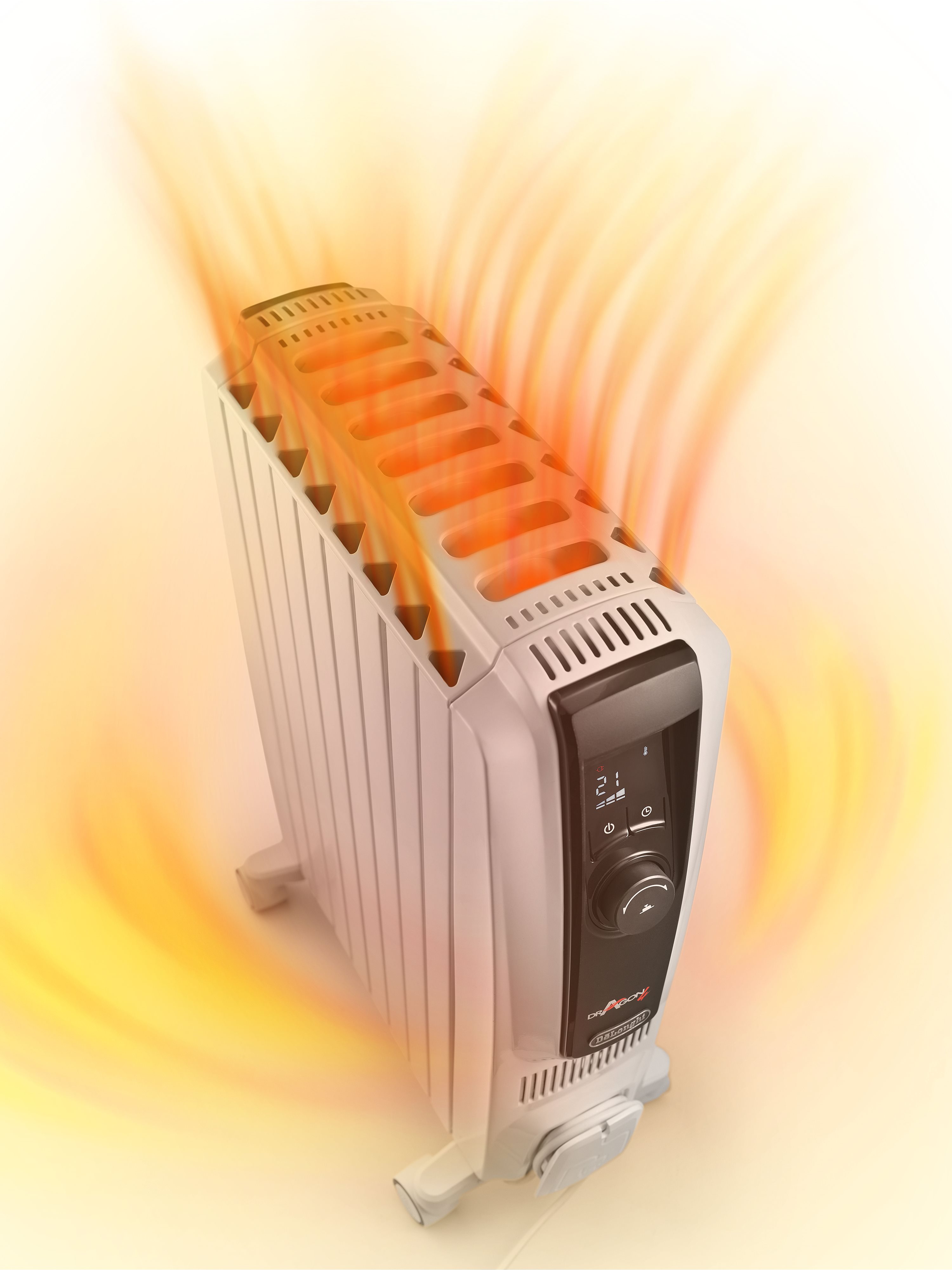 Buy De'Longhi Dragon-4 2.5kW Oil Filled Radiator - Digital | Heaters and  radiators | Argos
