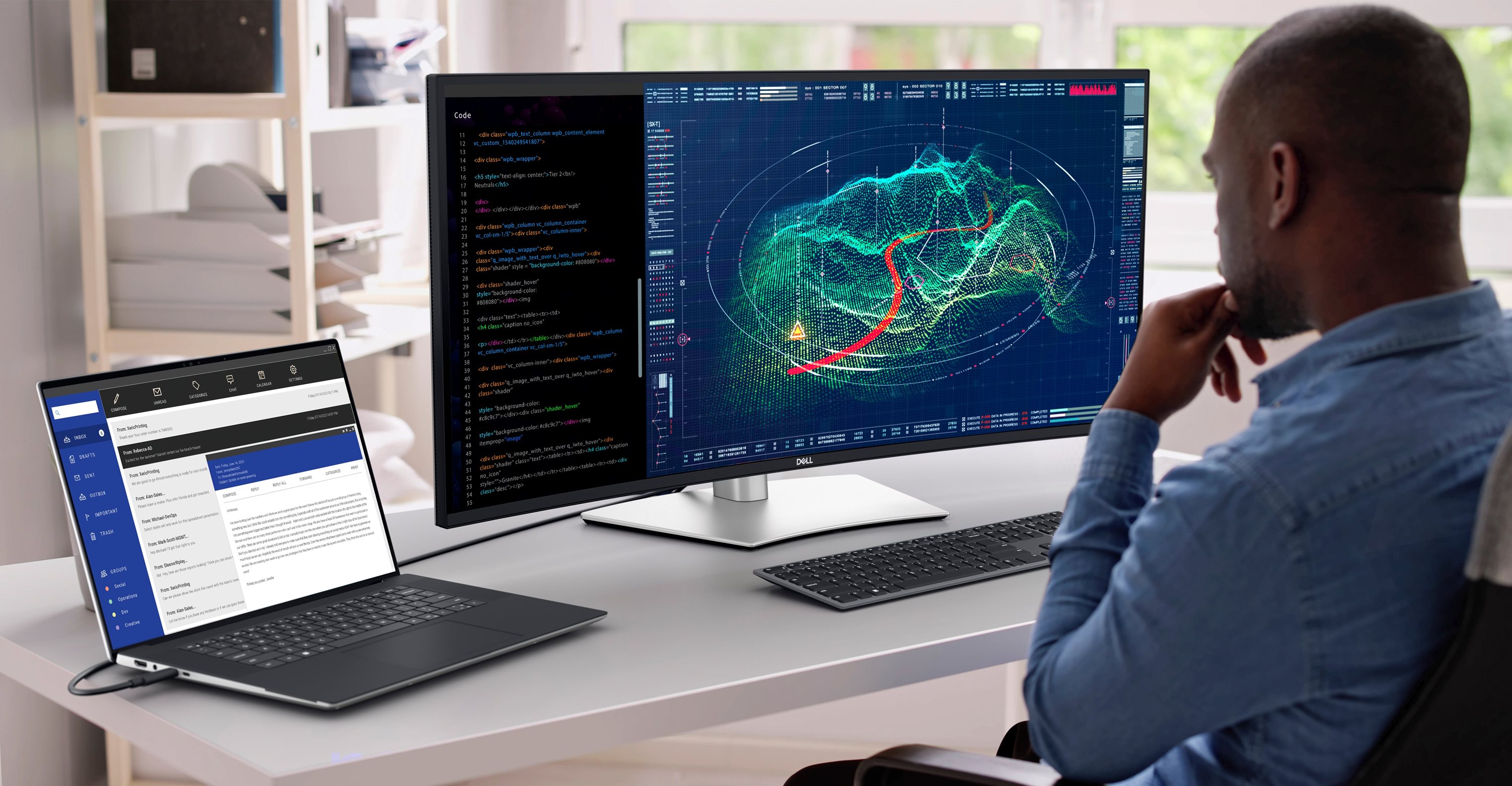 Dell UltraSharp 40 Curved Thunderbolt™ Hub Monitor - U4025QW