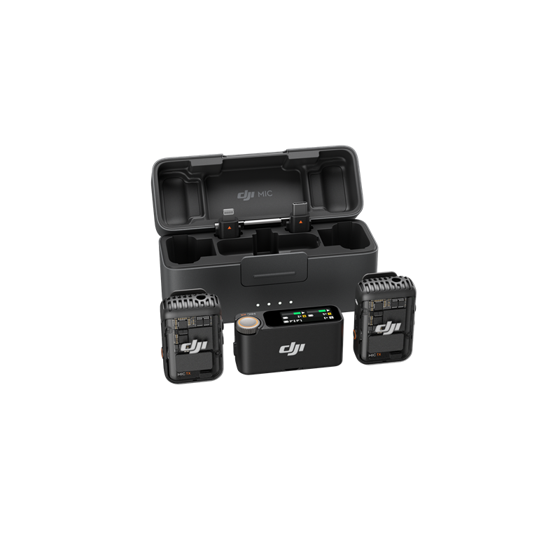 DJI Mic 2 Wireless Omnidirectional Microphone System Black CP.RN