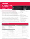 CyberPower OL2200RTXL2UN Smart App Online UPS - Data Sheet