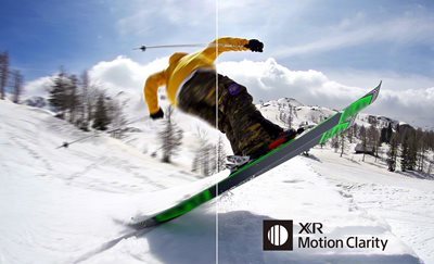 Even fast-moving action stays smooth, bright and clear
