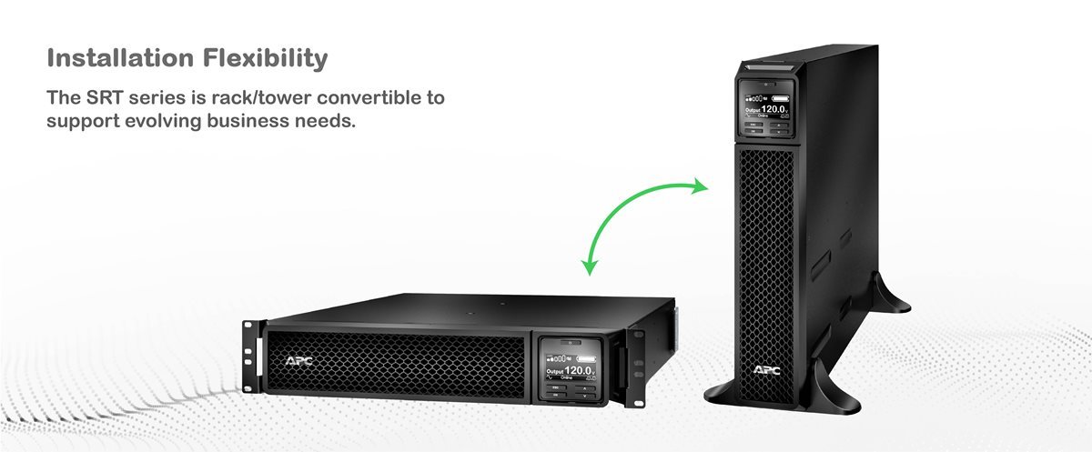APC Smart-UPS On-Line SRT1500XLA tower and tower view