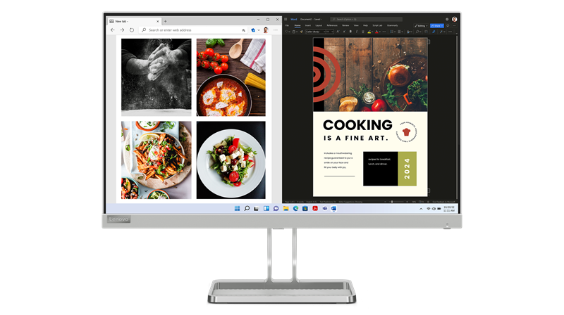 Lenovo L24i-40 モニター 23.8インチ IPS FHD Lenovo L24i-40 23.8 inch 1920 x 1080 Full HD IPS FreeSync